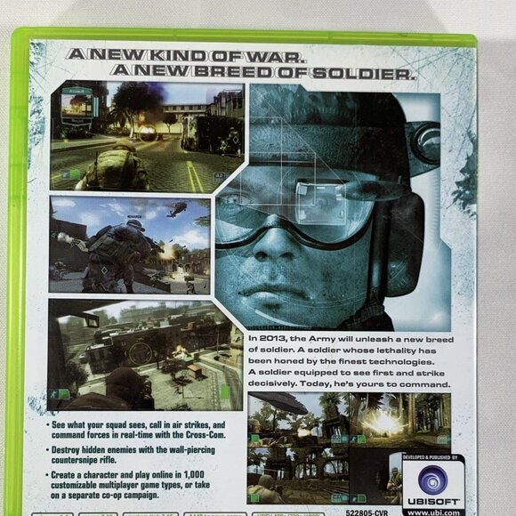 Tom Clancy's Ghost Recon: Warfighter 2006 Xbox 360 Complete with Manual Tested - Picture 4 of 6